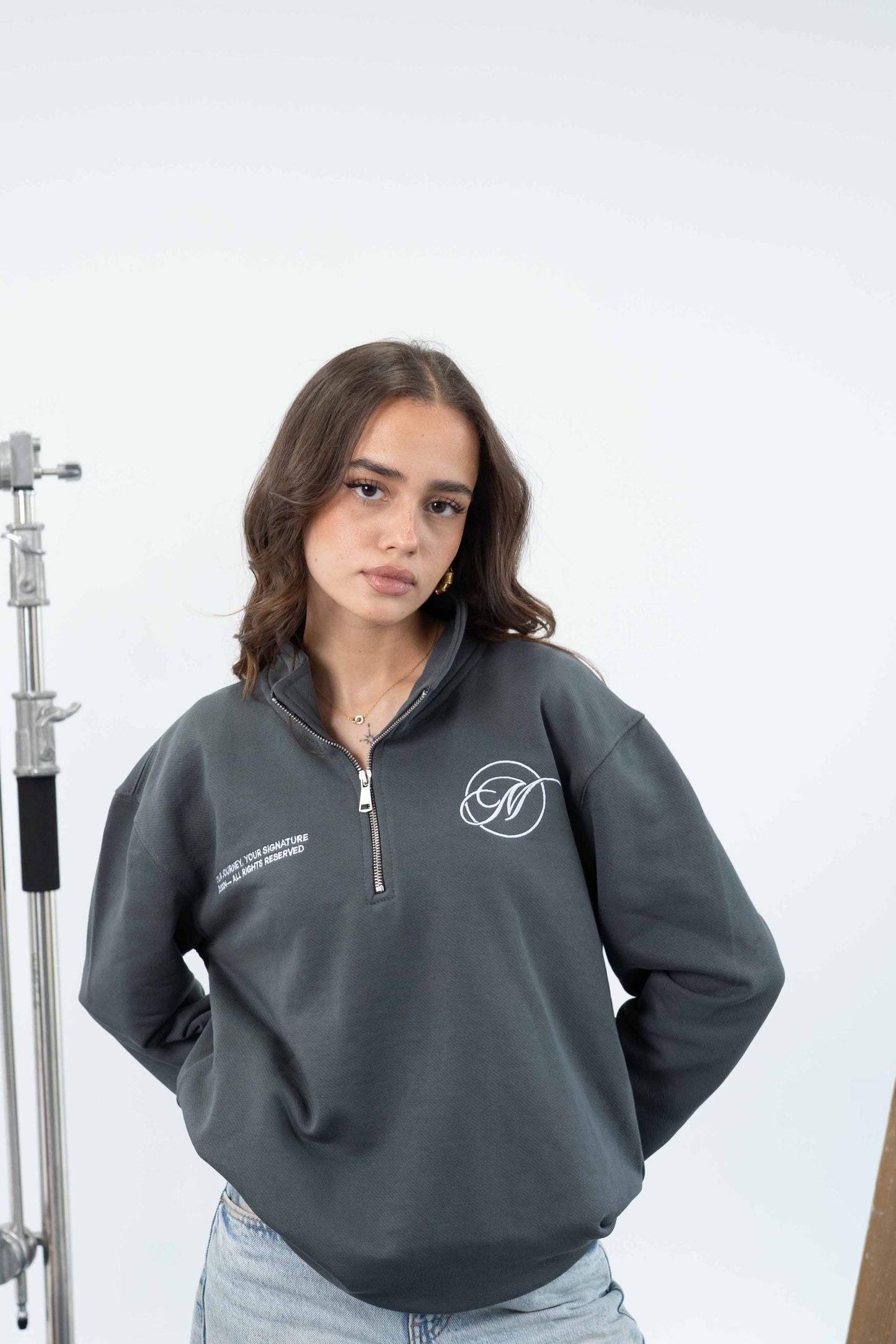 THE SIGNATURE QUARTER ZIP.