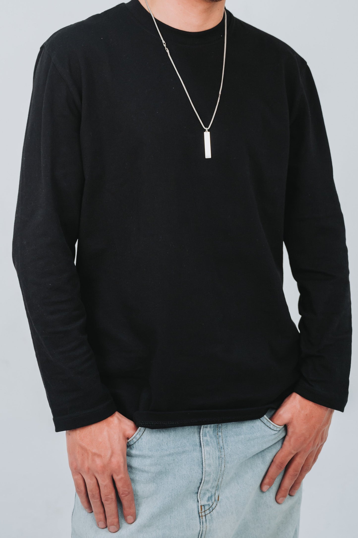 BASIC LONG-SLEEVE - BLACK