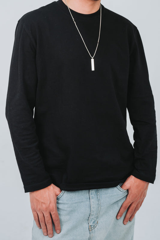 BASIC LONG-SLEEVE - BLACK