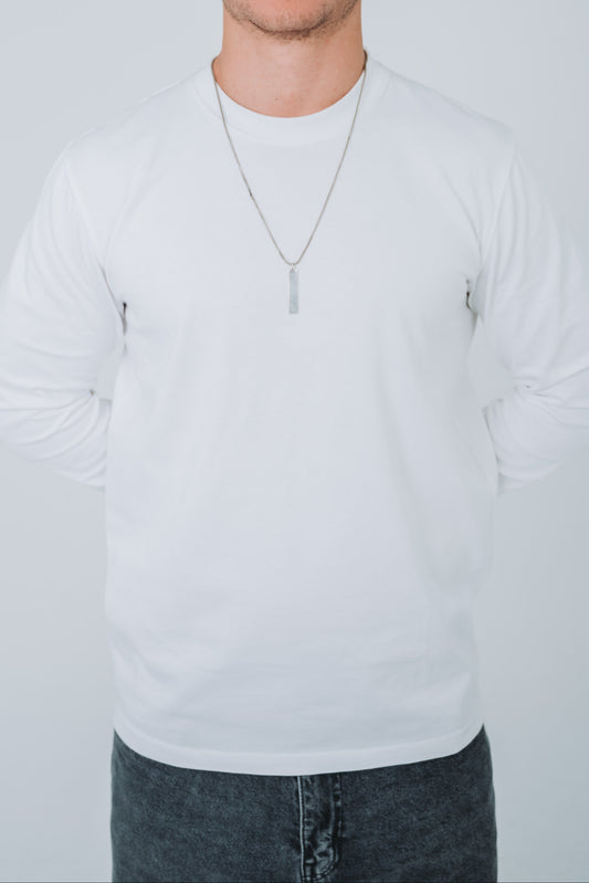 BASIC LONG-SLEEVE - WHITE