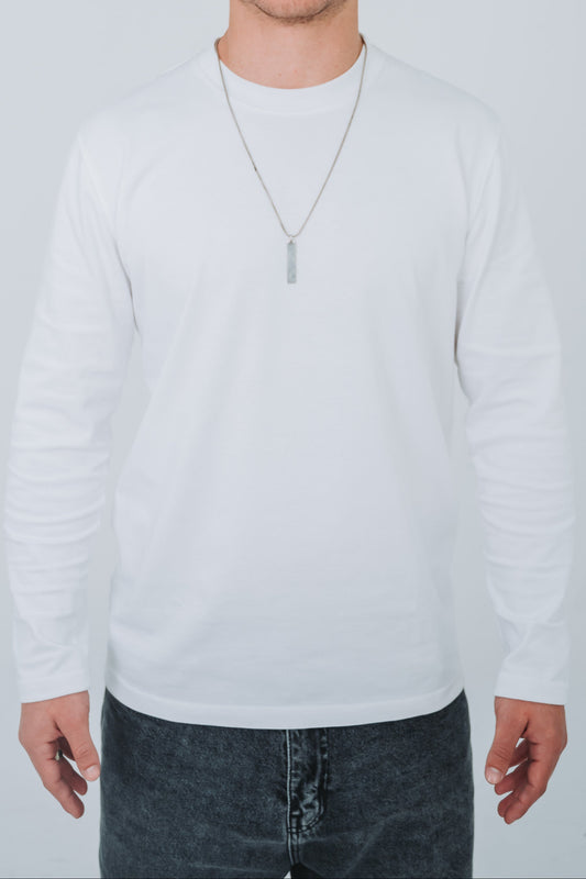 BASIC LONG-SLEEVE - WHITE