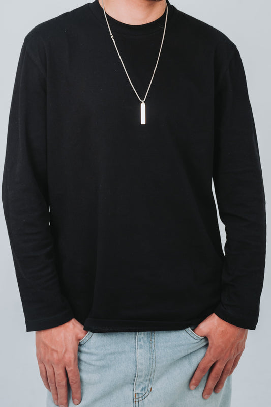 BASIC LONG-SLEEVE - BLACK